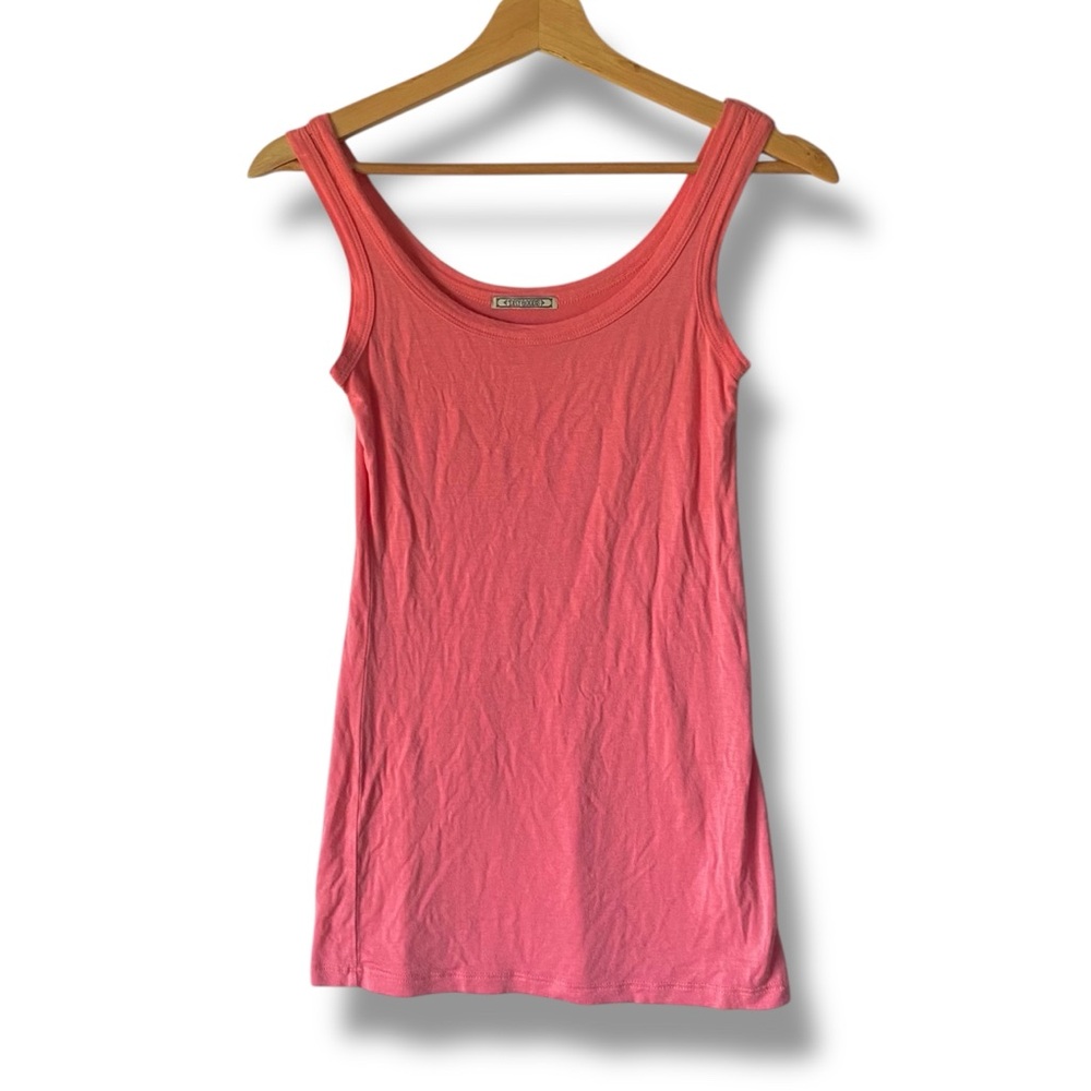 Dry Goods Pink Fitted Soft Tank Top